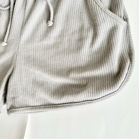 | vici - gray ribbed matching minimalist lounge set  - small | - Picture 13 of 16